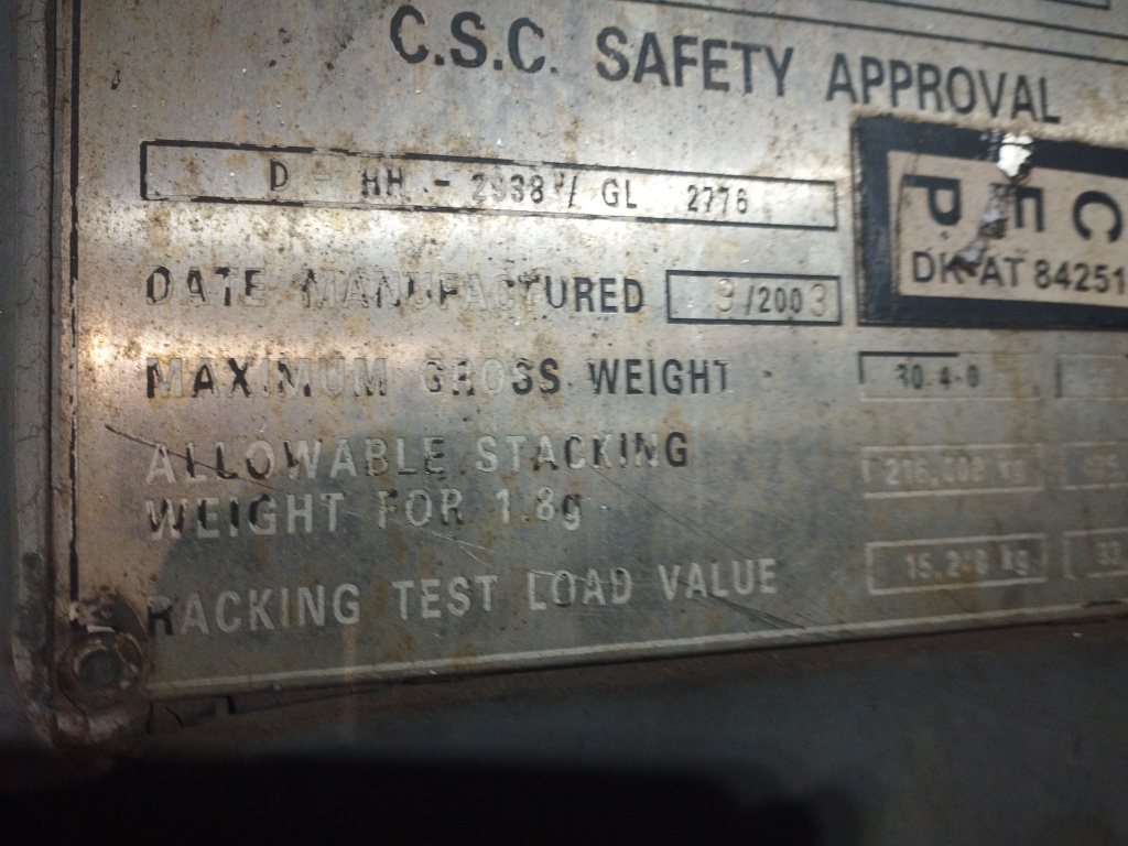 Морской контейнер FONU0515090