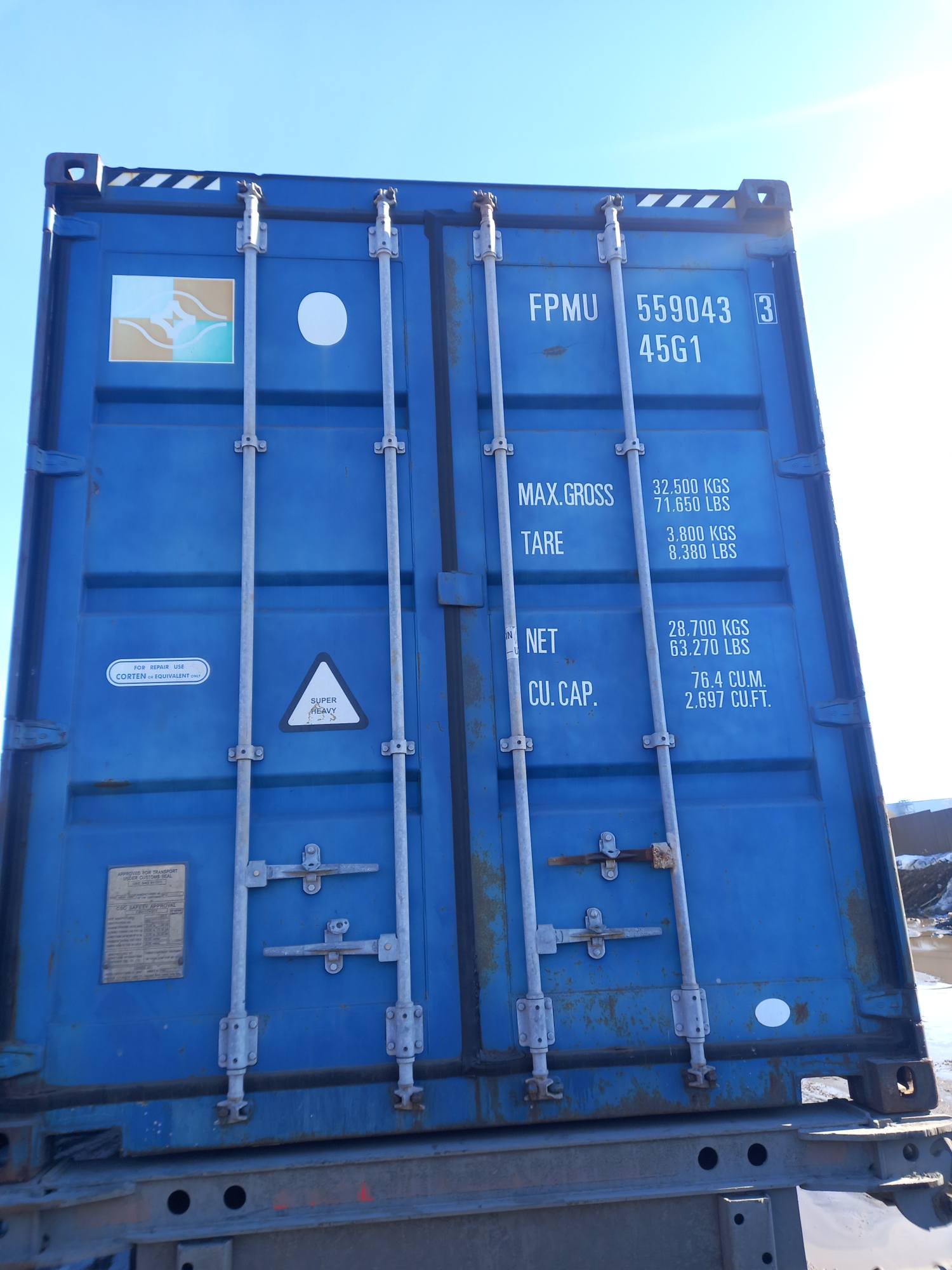Морской контейнер FPMU5590433