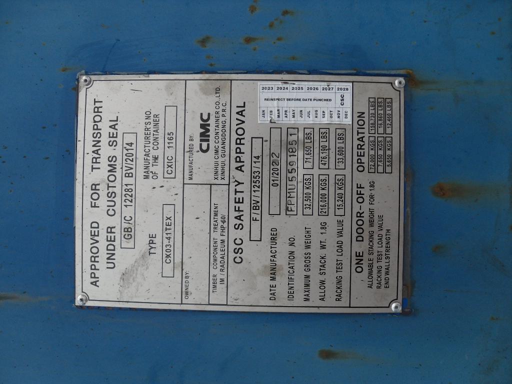 Морской контейнер FPMU5591851