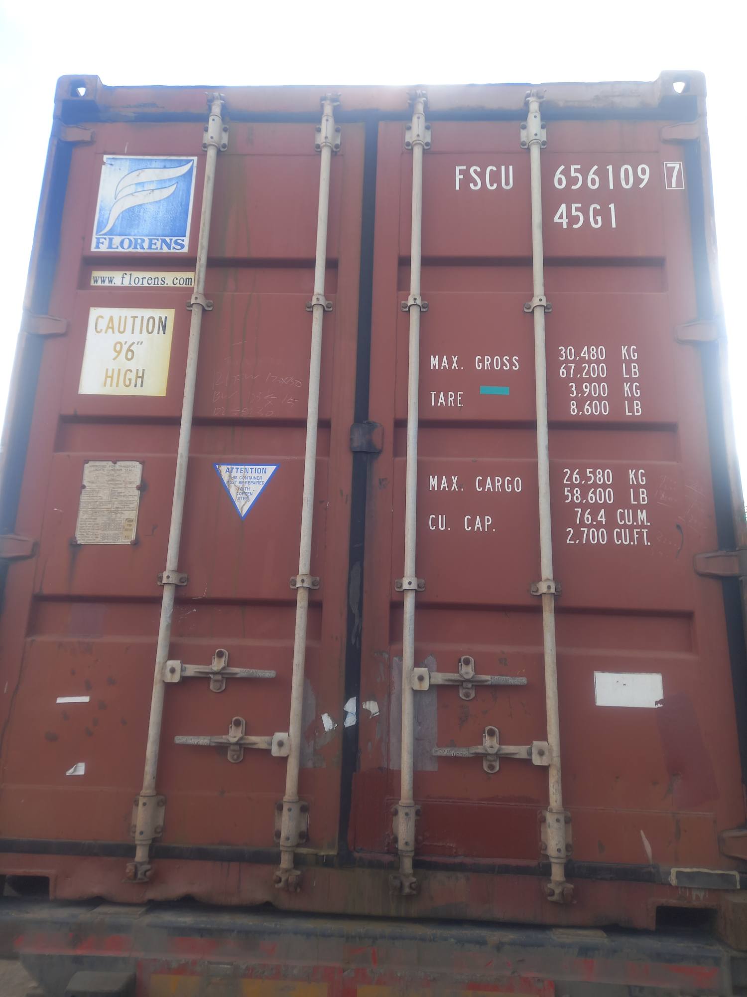 Морской контейнер FSCU6561097