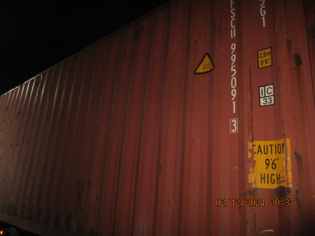 Морской контейнер FSCU9950913