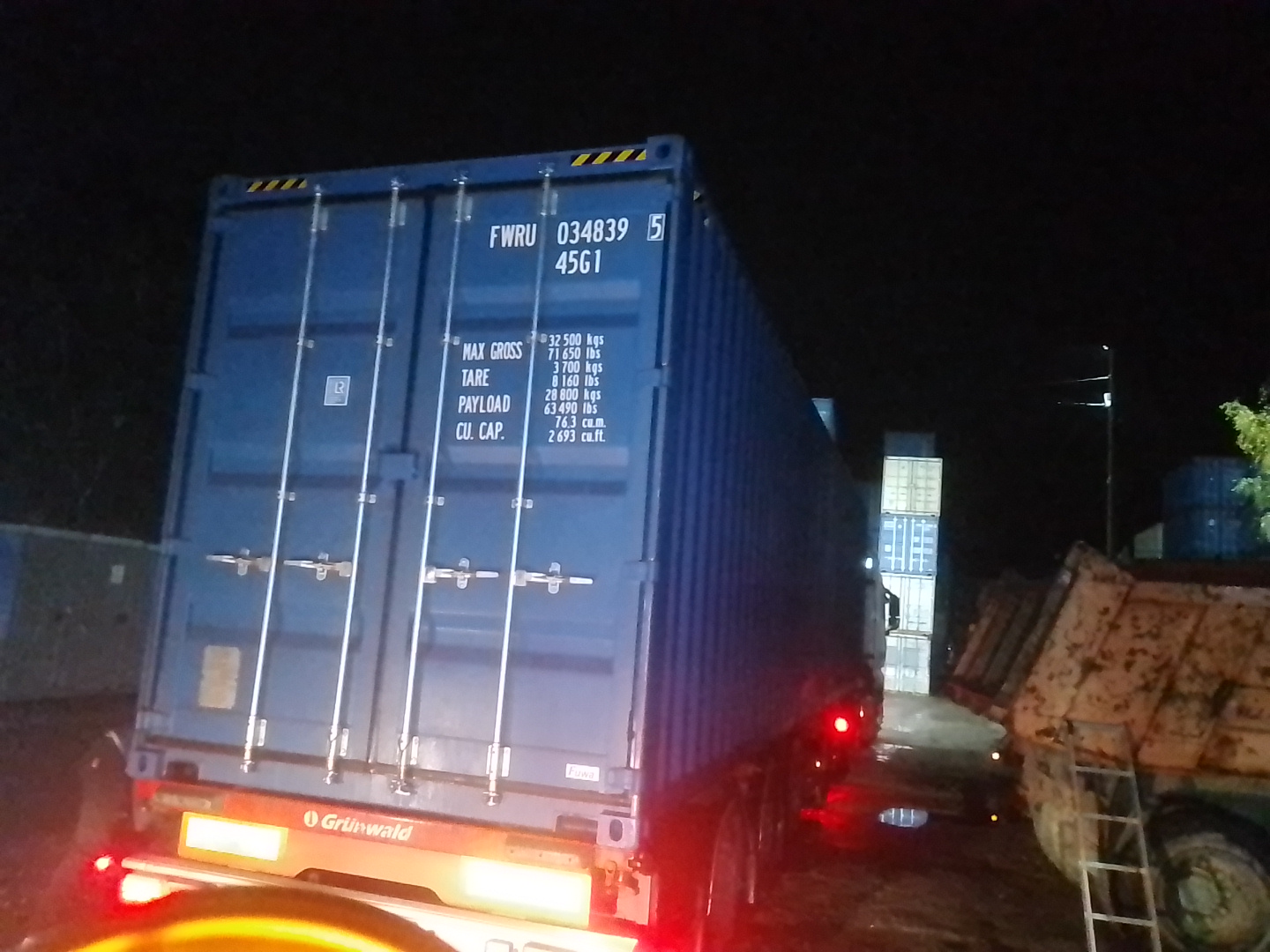 Морской контейнер FWRU0348395