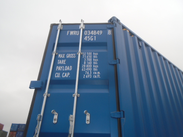 Морской контейнер FWRU0348498