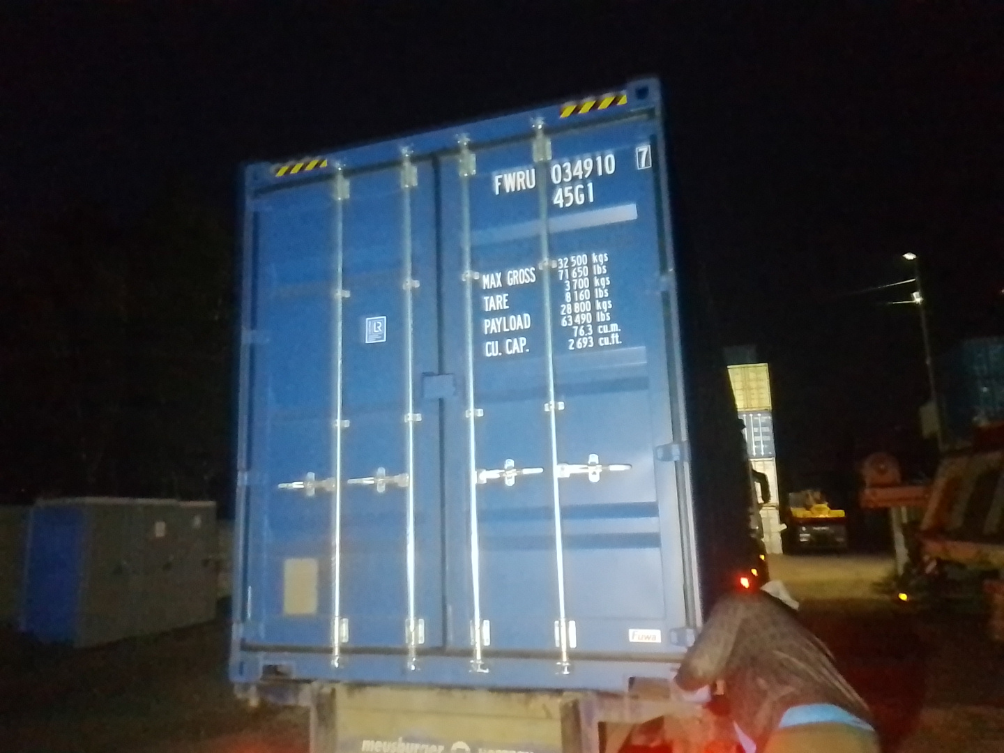 Морской контейнер FWRU0349107