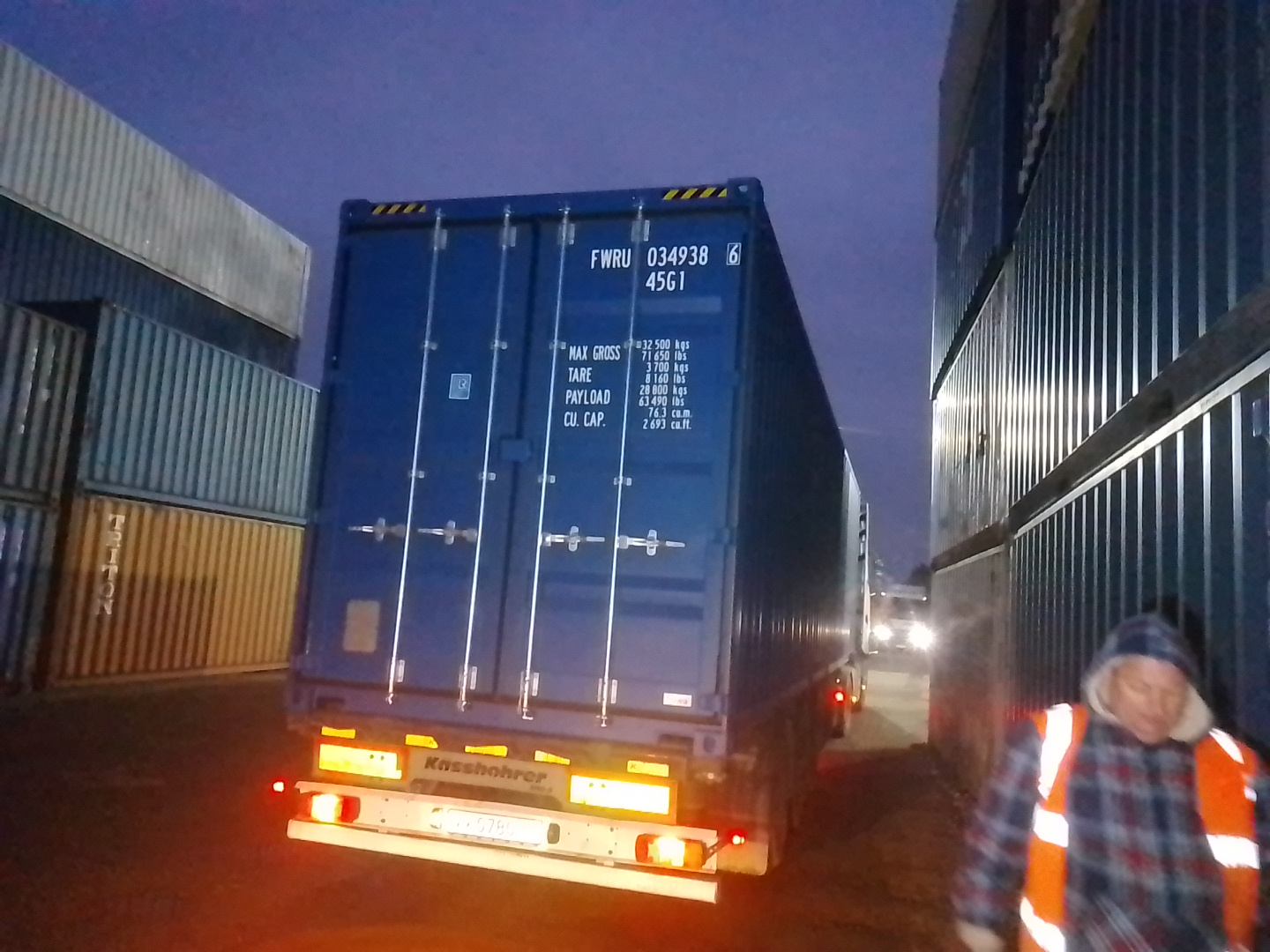 Морской контейнер FWRU0349386