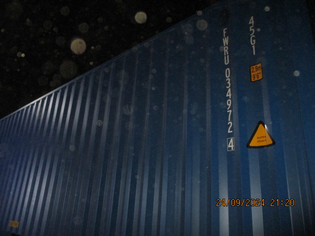 Морской контейнер FWRU0349724