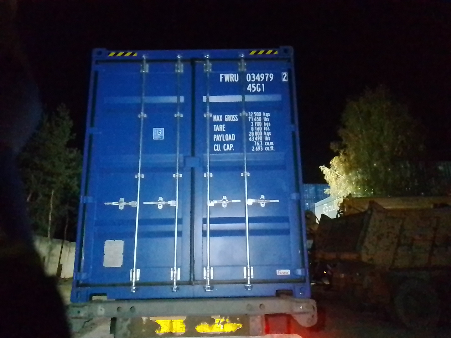 Морской контейнер FWRU0349792