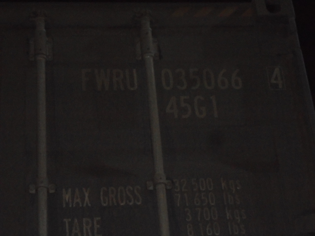 Морской контейнер FWRU0350664