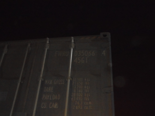 Морской контейнер FWRU0350664