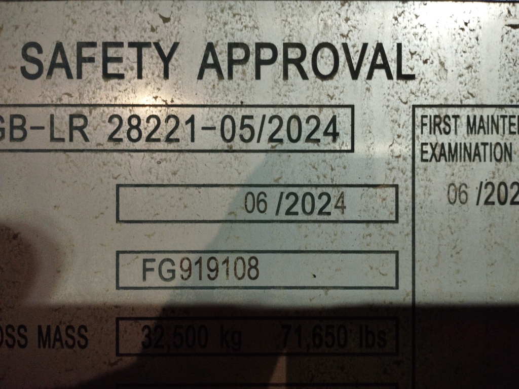 Морской контейнер FWRU0350685