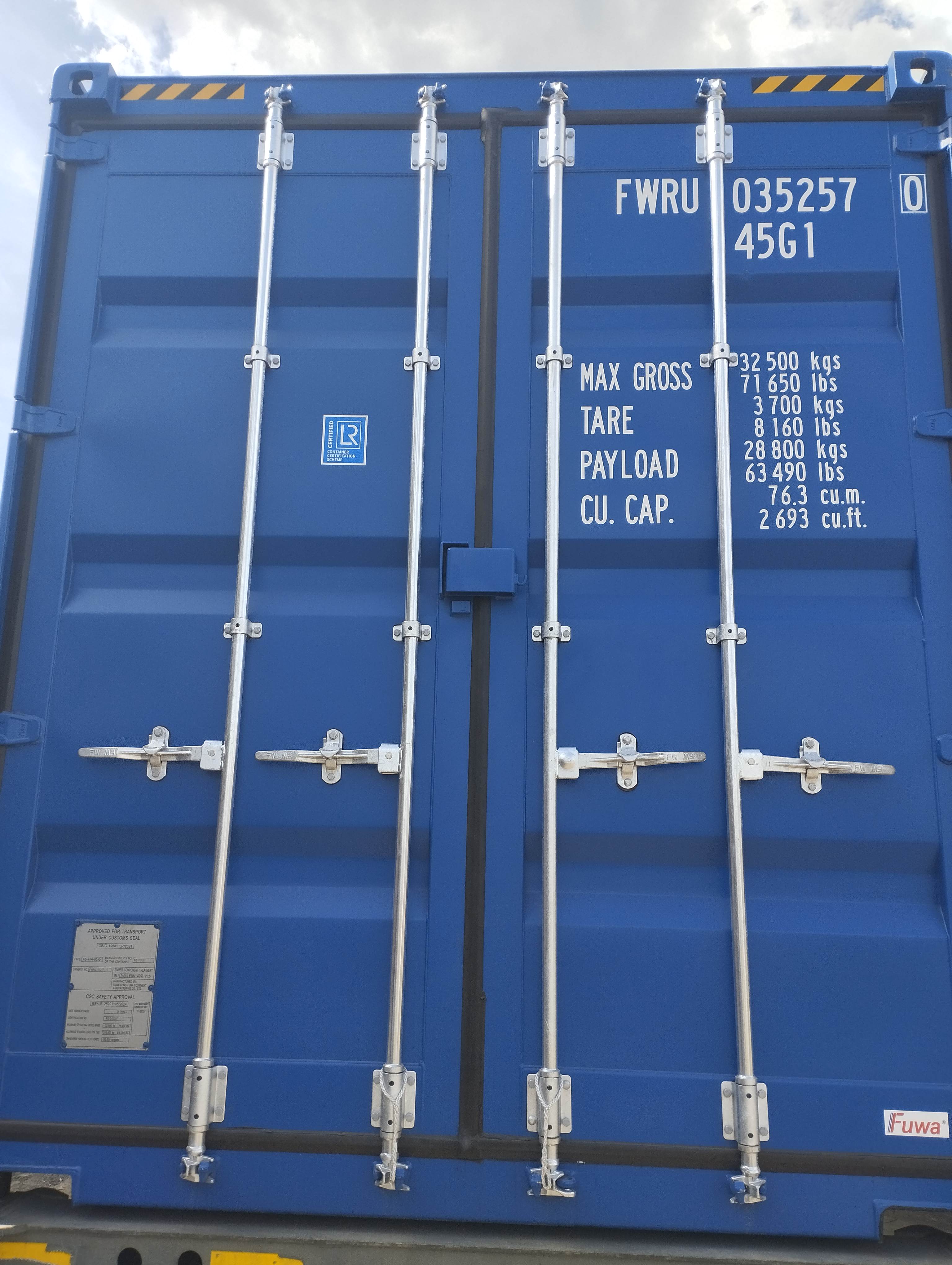 Морской контейнер FWRU0352570