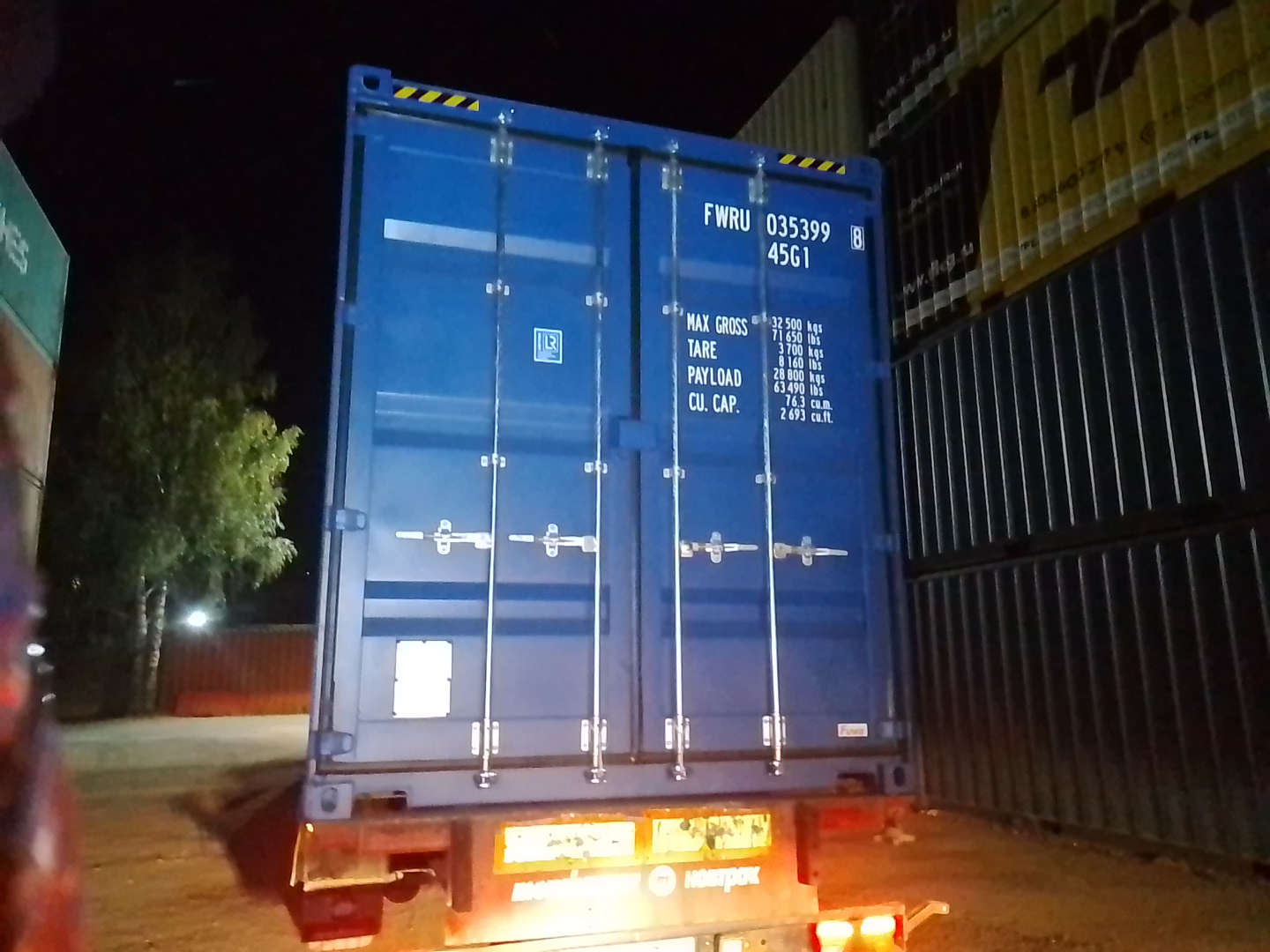 Морской контейнер FWRU0353998