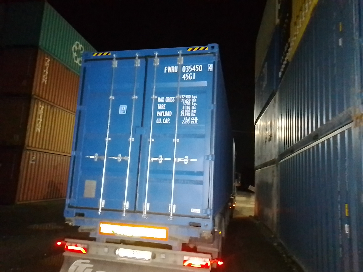 Морской контейнер FWRU0354504