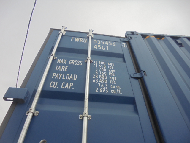 Морской контейнер FWRU0354567