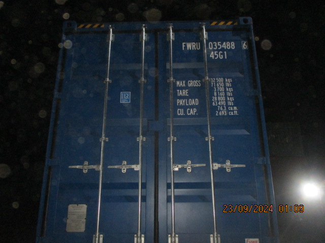 Морской контейнер FWRU0354886