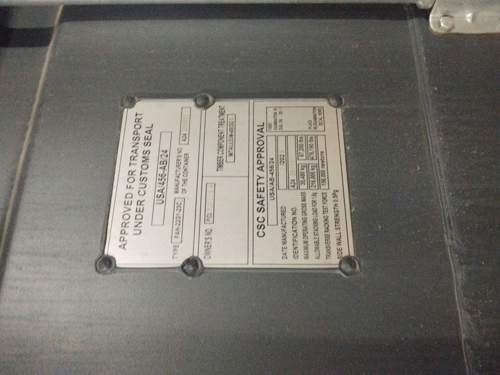 Морской контейнер FYCU7265744