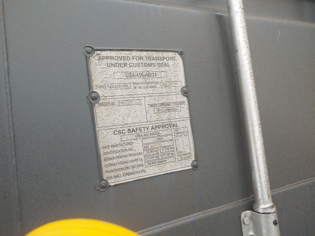 Морской контейнер FYCU7266782