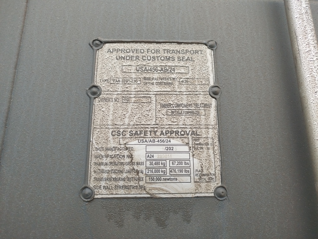 Морской контейнер FYCU7266972