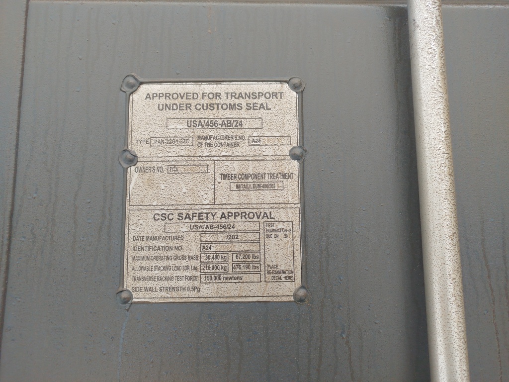 Морской контейнер FYCU7268933