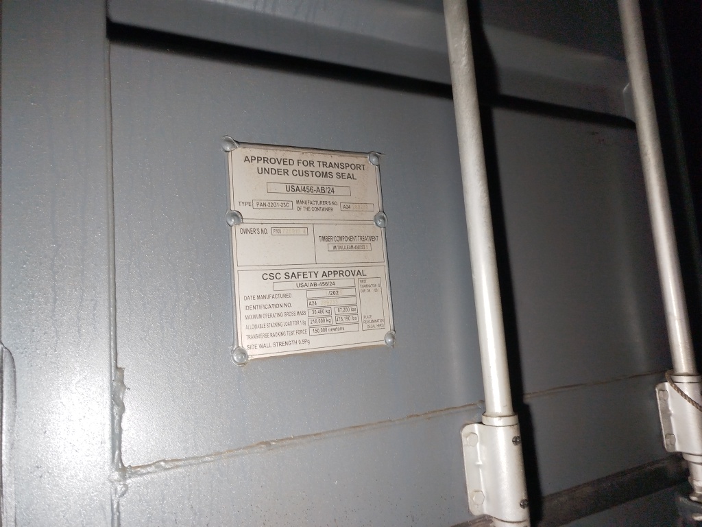 Морской контейнер FYCU7269164