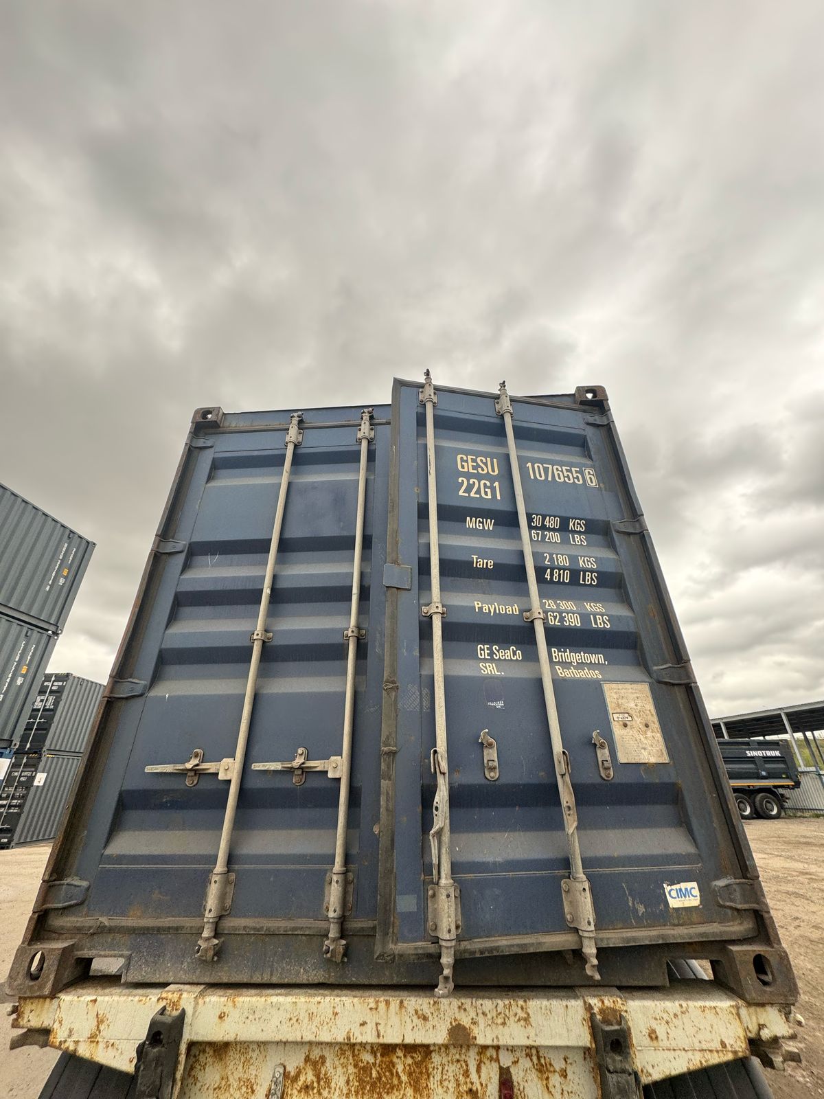 Морской контейнер GESU1076556