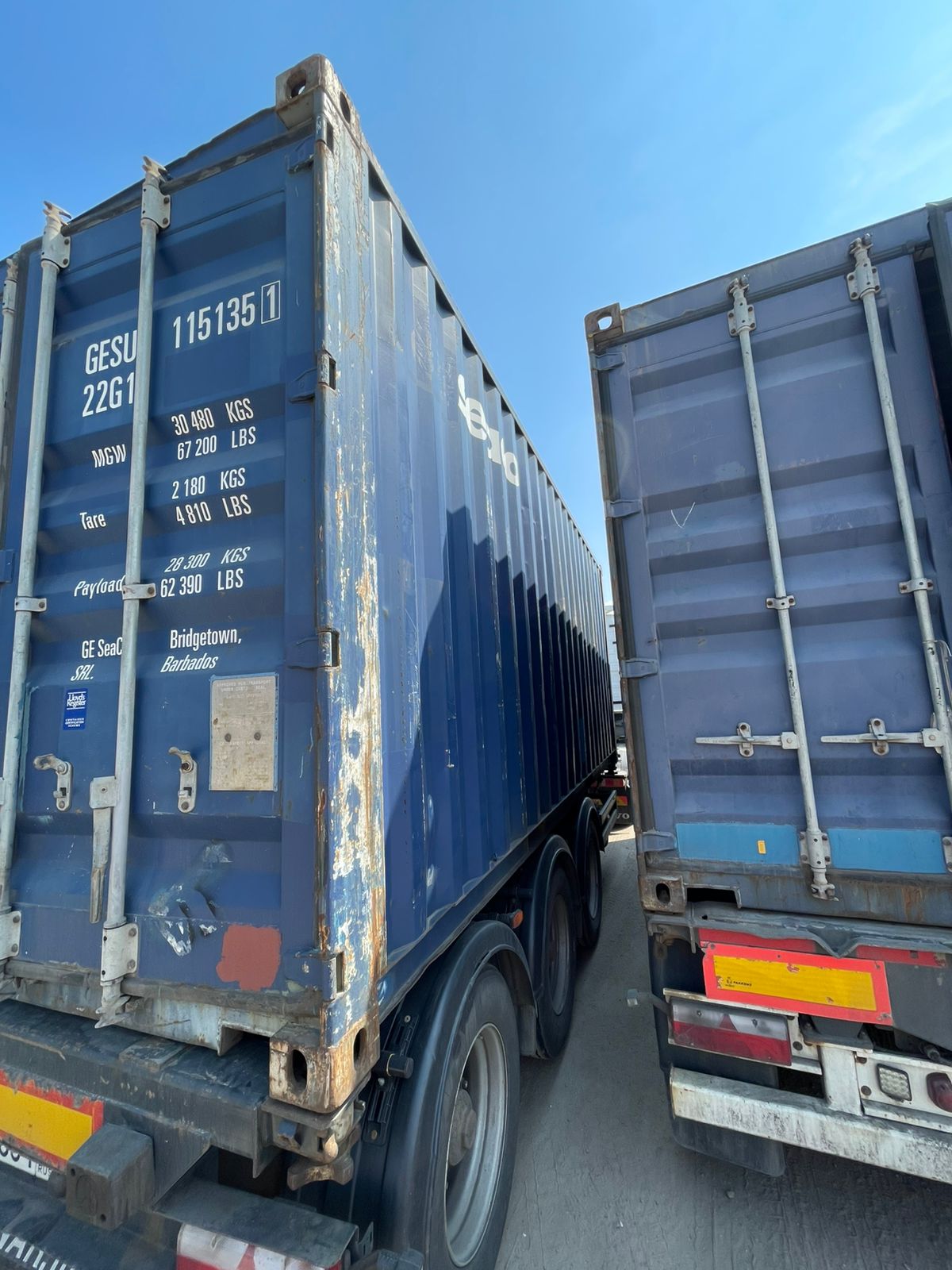 Морской контейнер GESU1151351