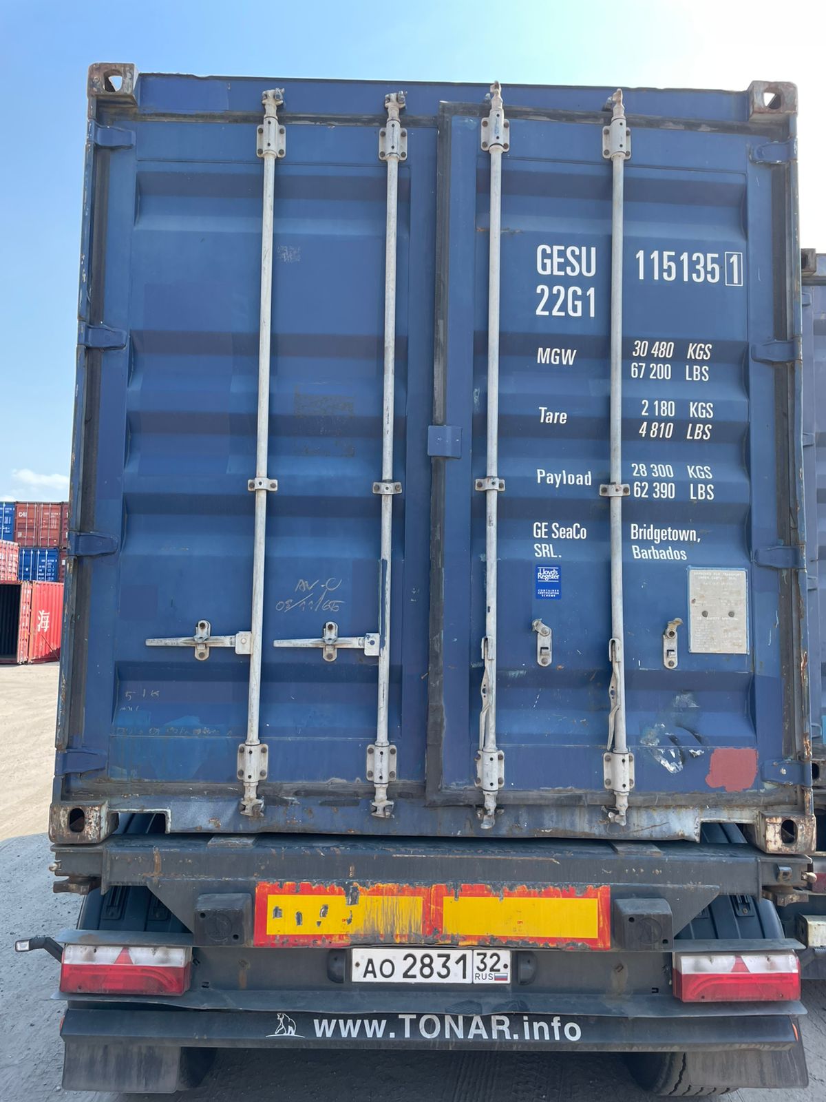 Морской контейнер GESU1151351