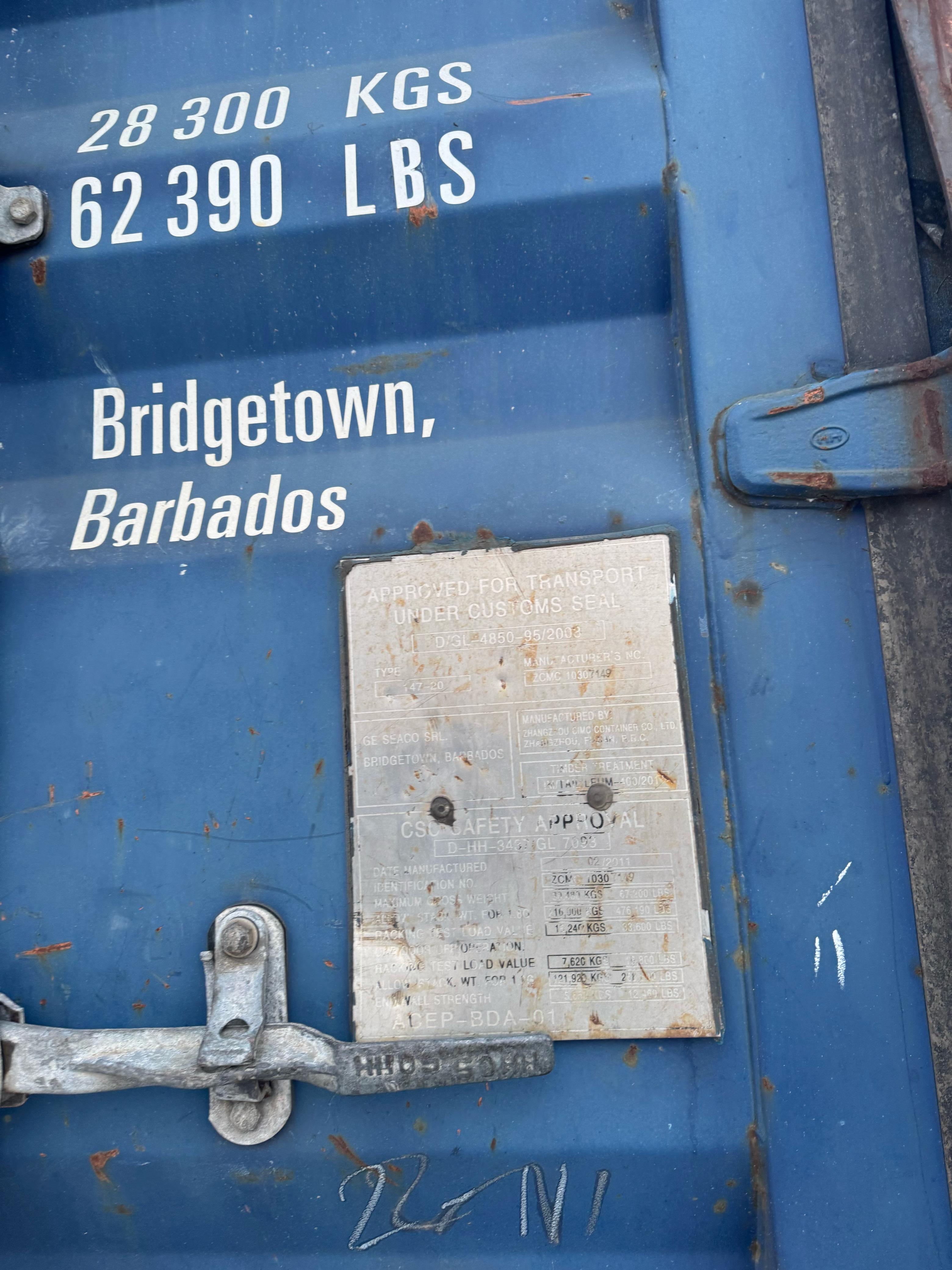 Морской контейнер GESU1338701