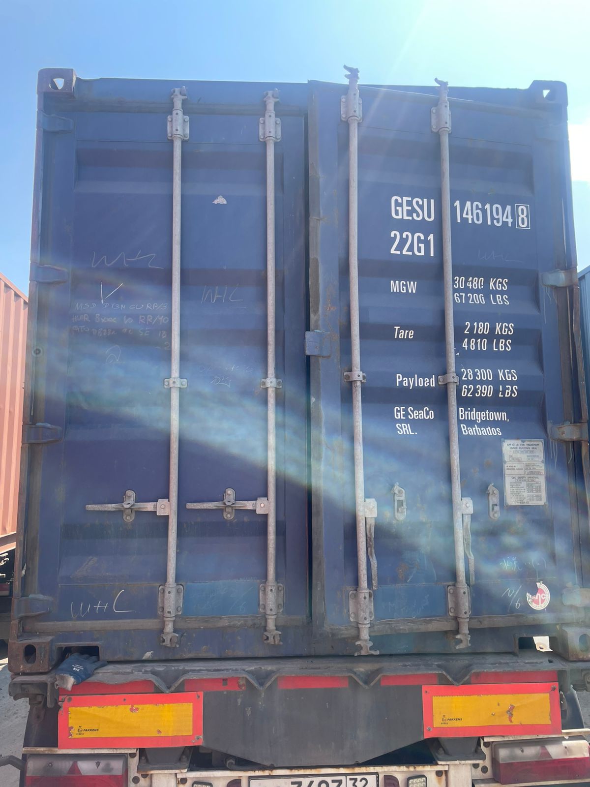 Морской контейнер GESU1461948