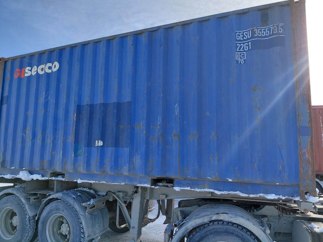 Морской контейнер GESU3555795