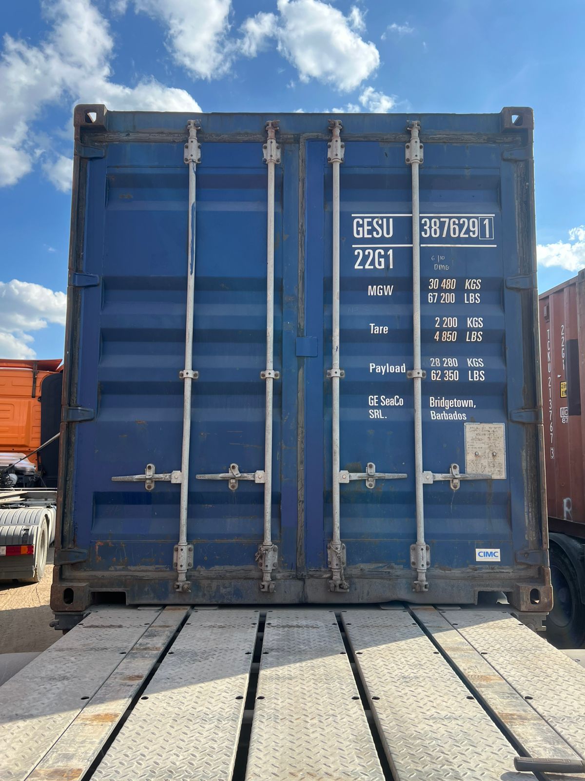 Морской контейнер GESU3876291