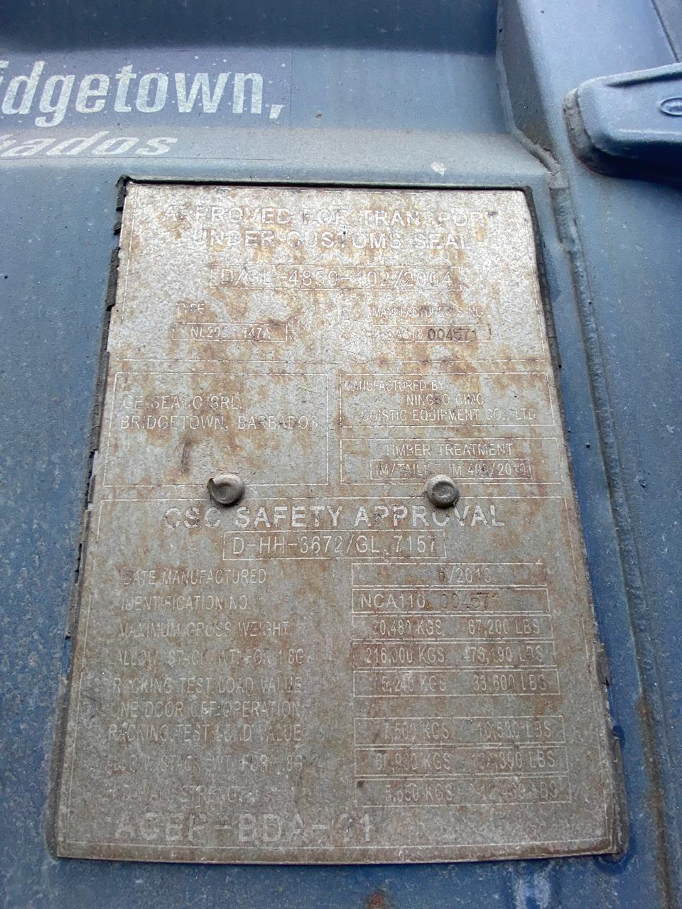 Морской контейнер GESU3890330