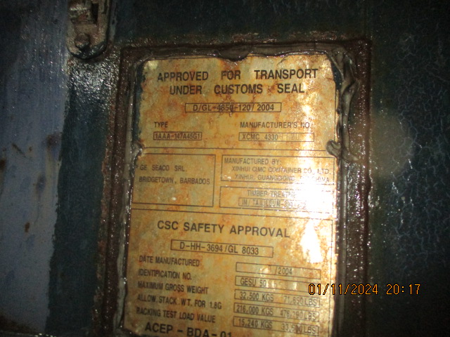 Морской контейнер GESU5095596