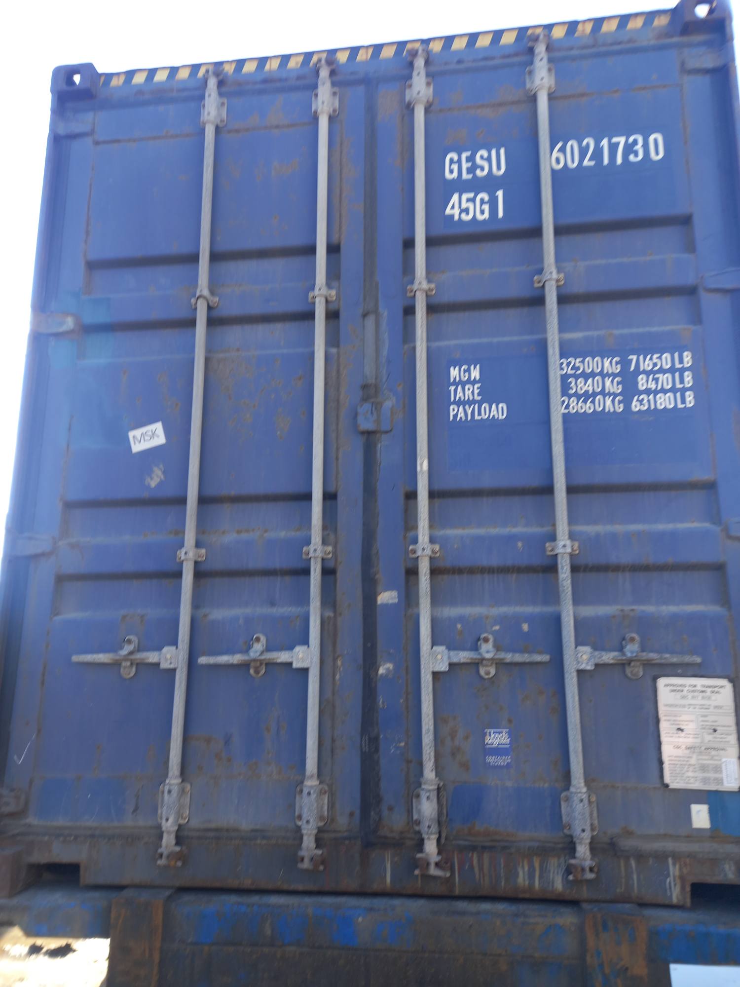 Морской контейнер GESU6021730