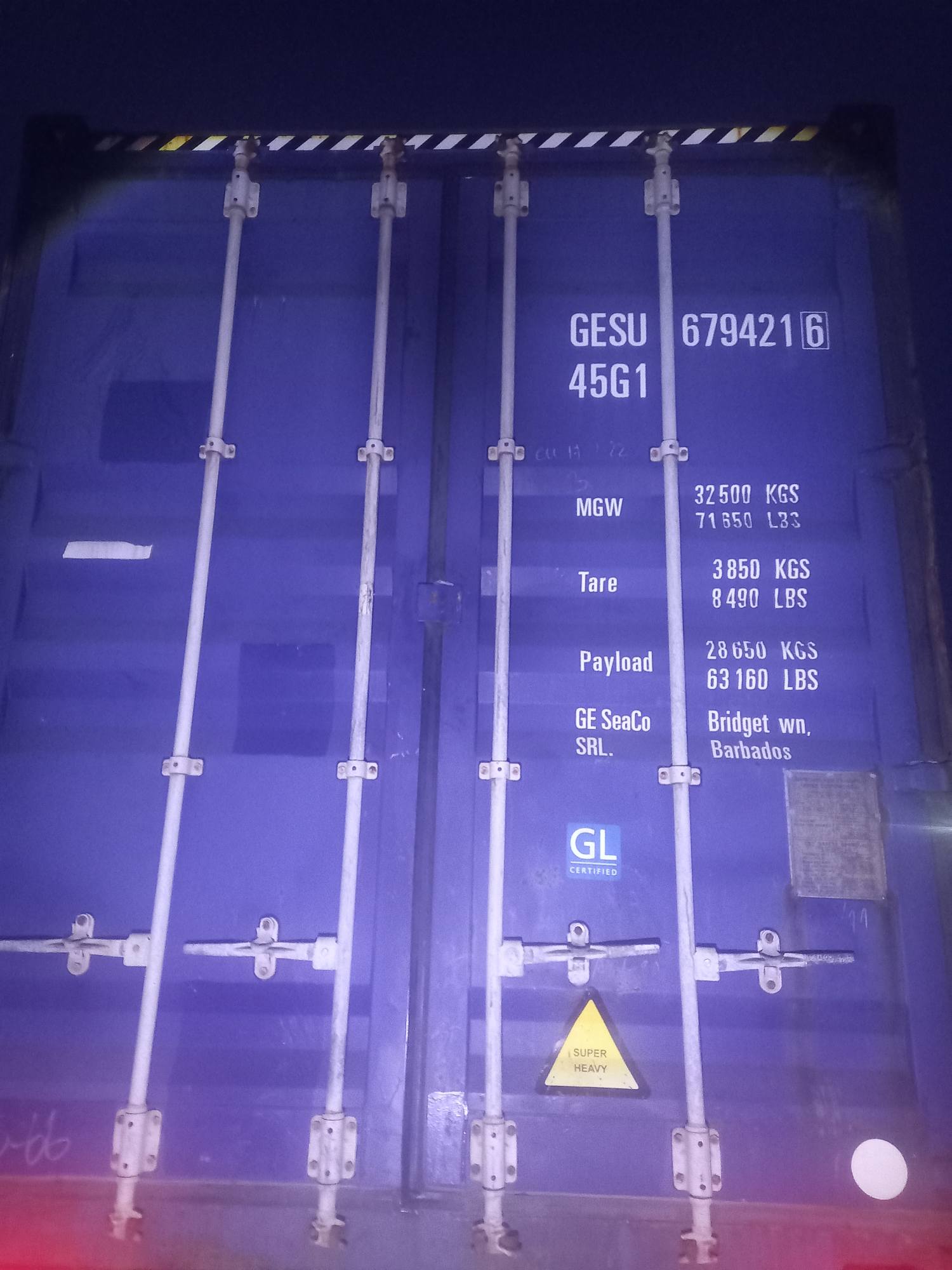 Морской контейнер GESU6794216
