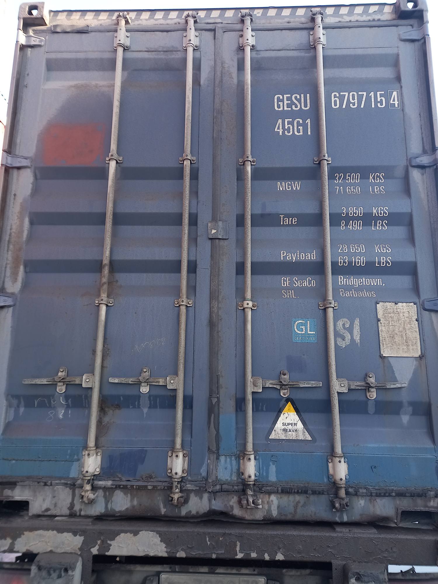 Морской контейнер GESU6797154