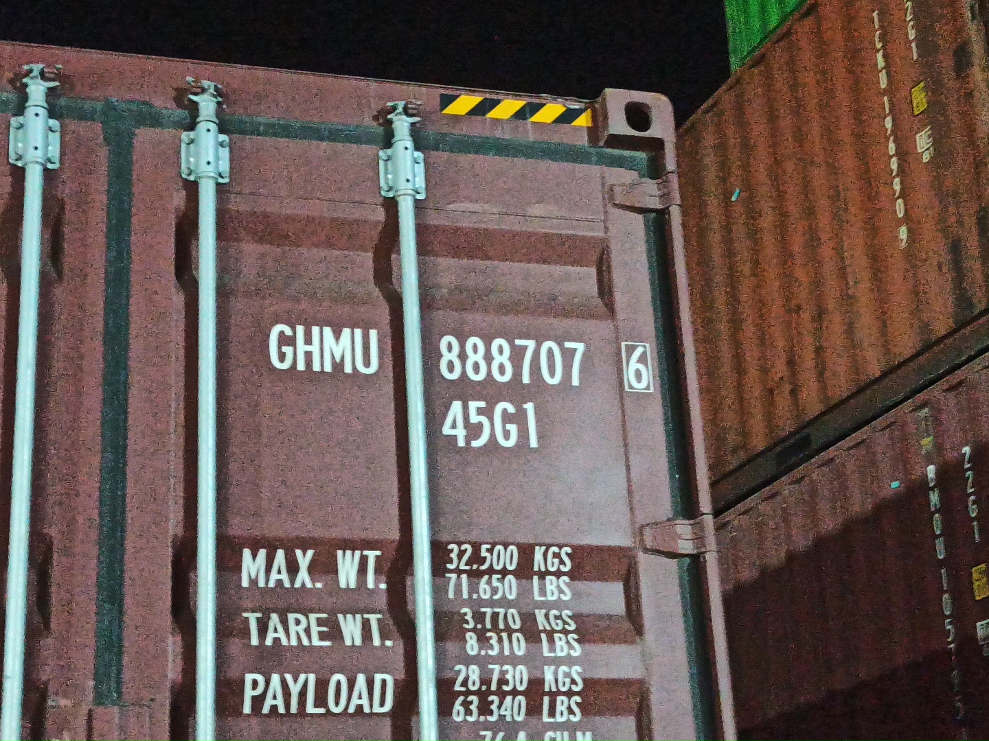 Морской контейнер GHMU8887076