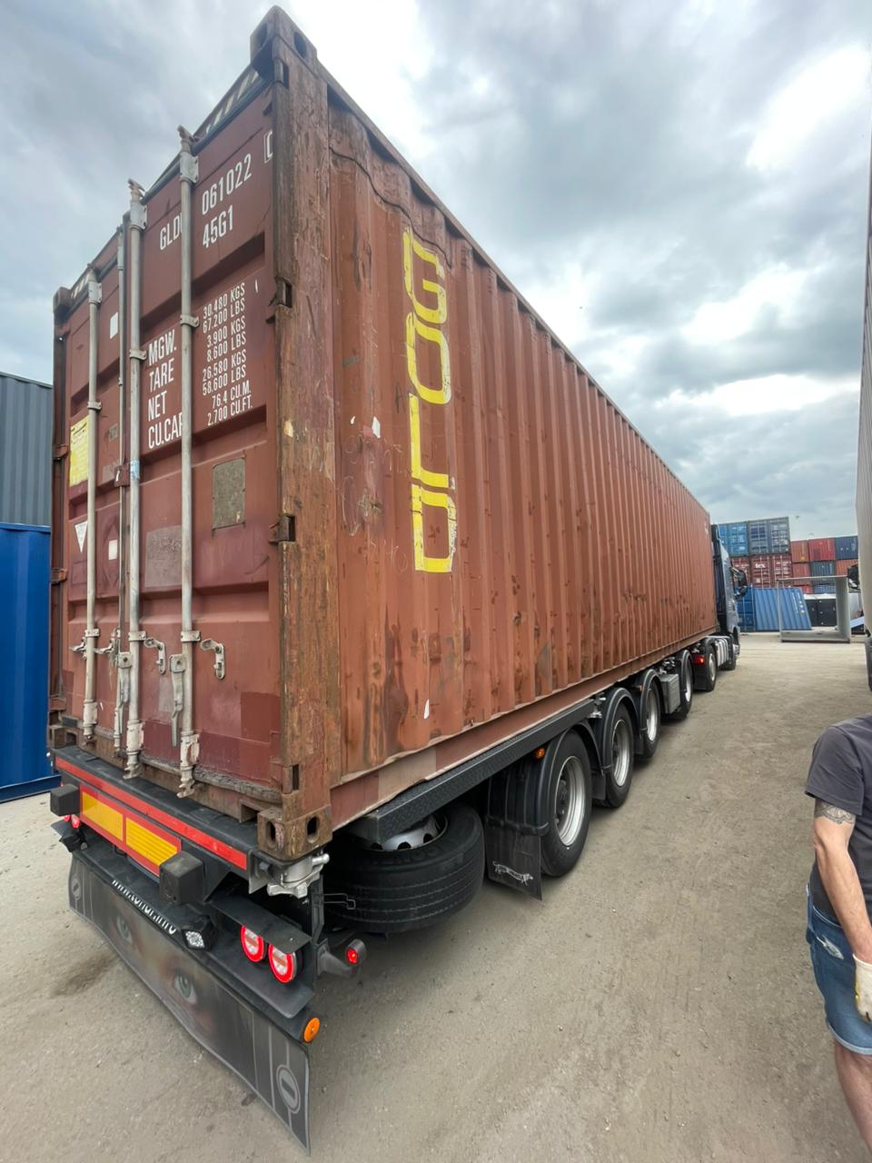 Морской контейнер GLDU0610220