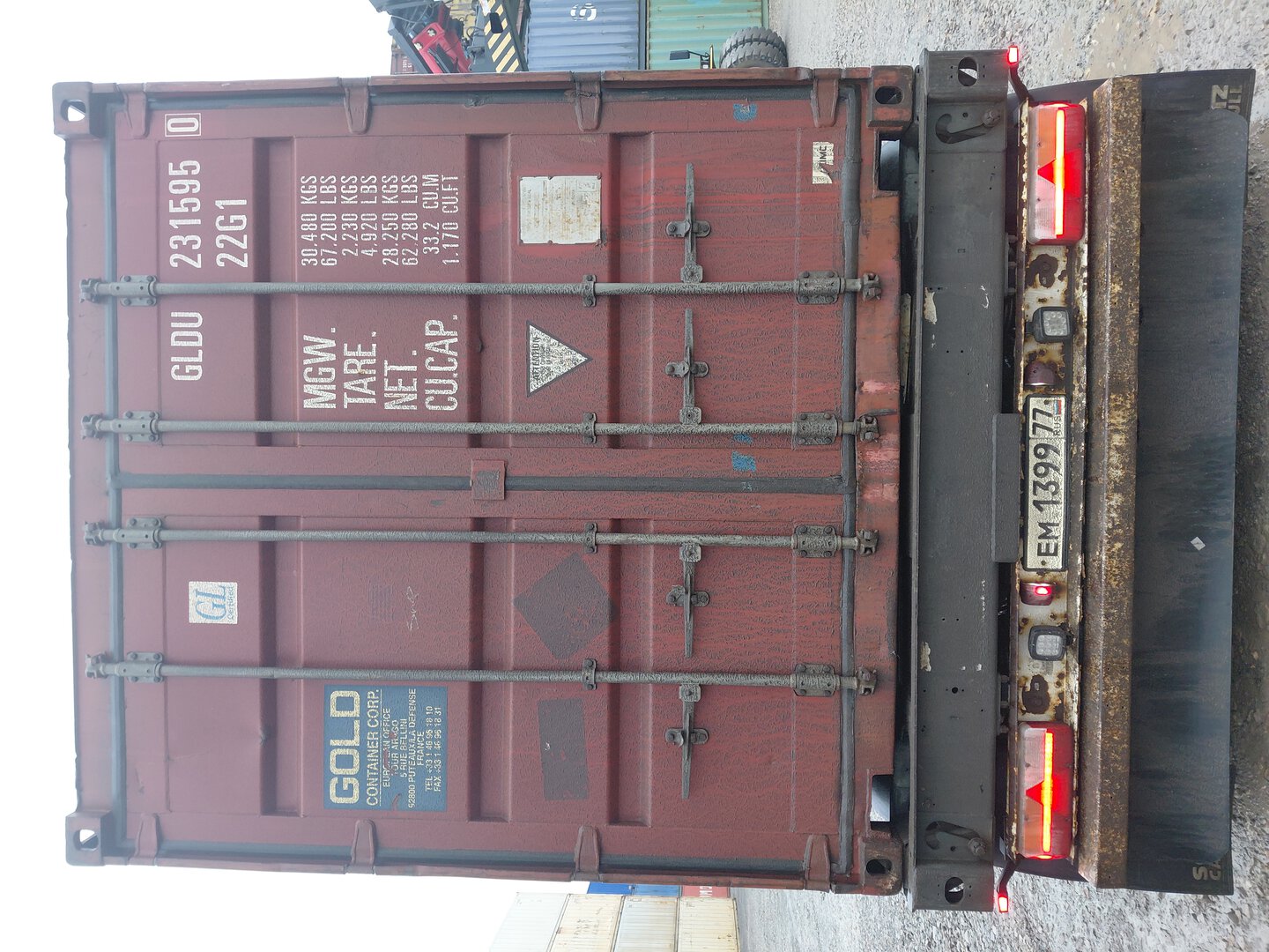 Морской контейнер GLDU2315950