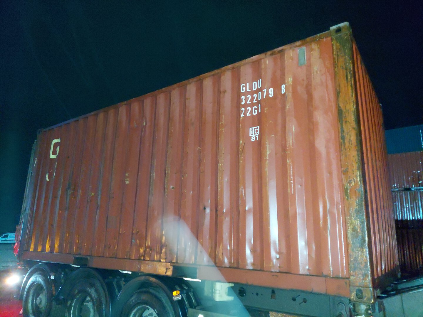 Морской контейнер GLDU3220798