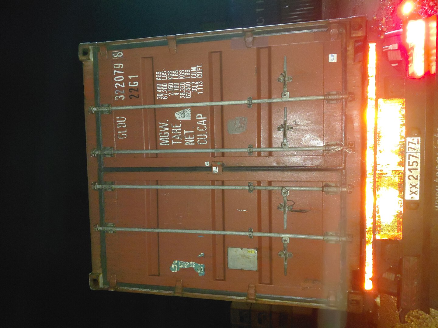 Морской контейнер GLDU3220798