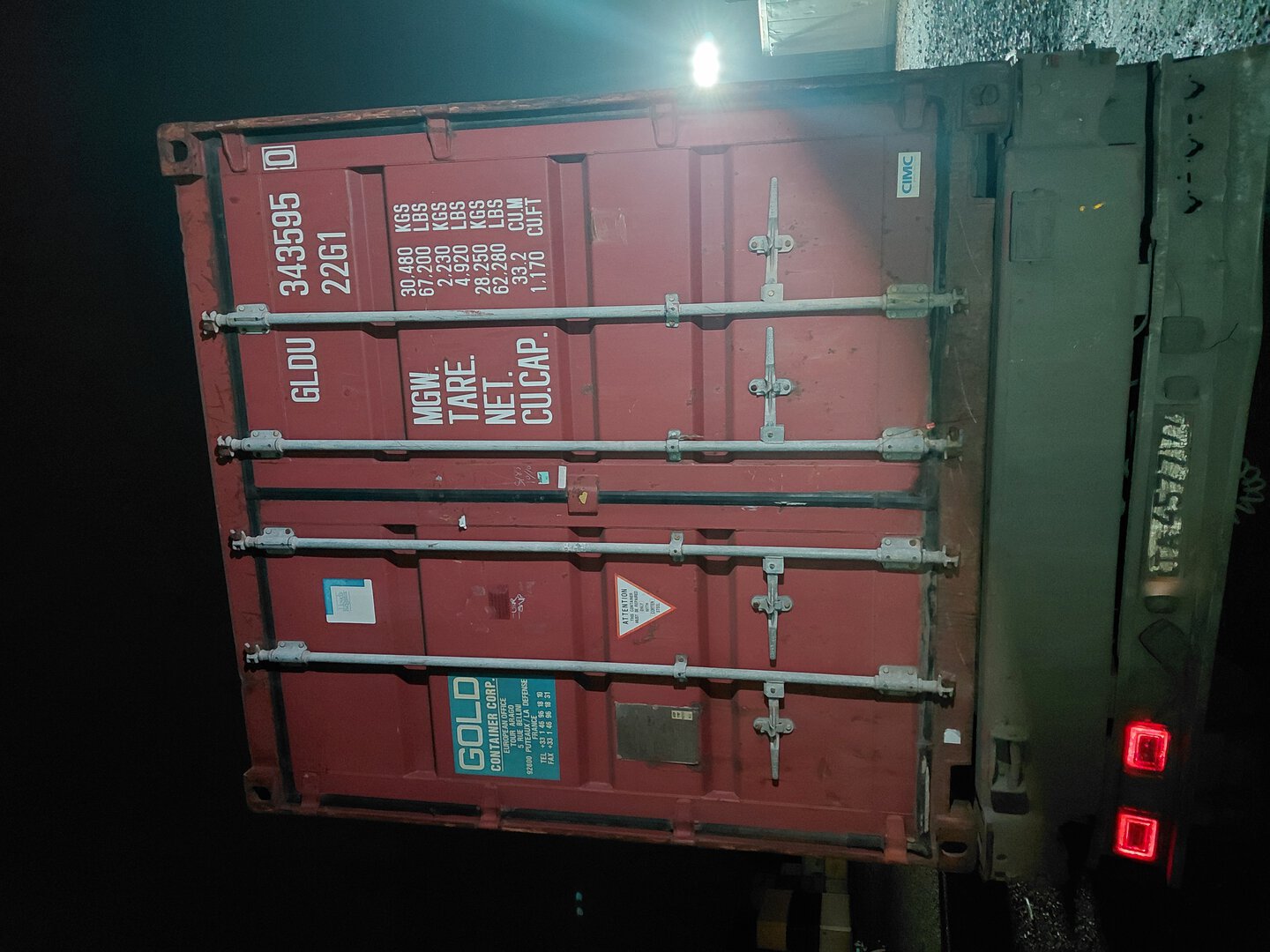 Морской контейнер GLDU3435950