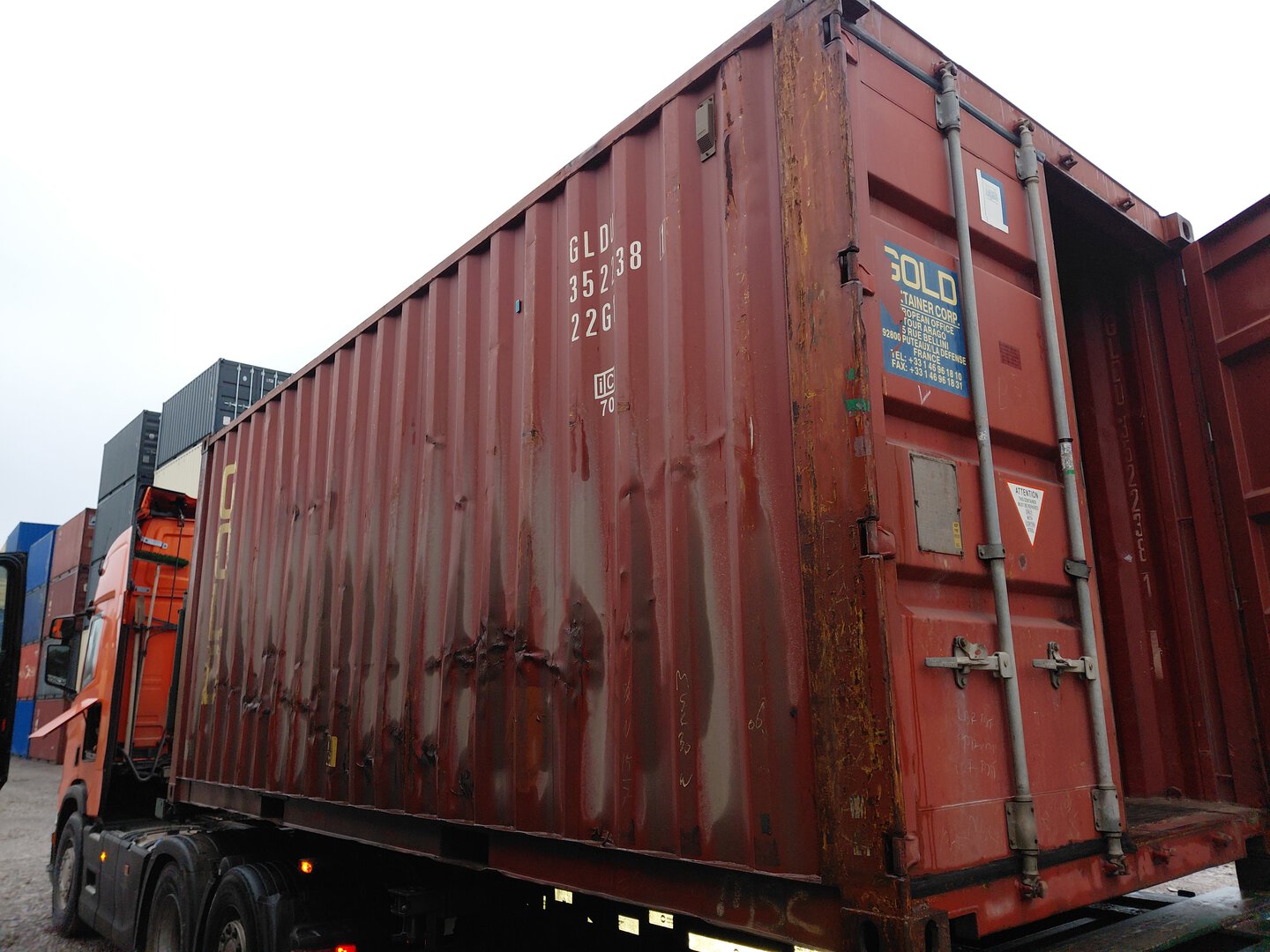 Морской контейнер GLDU3522381