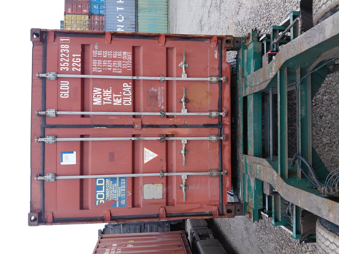 Морской контейнер GLDU3522381