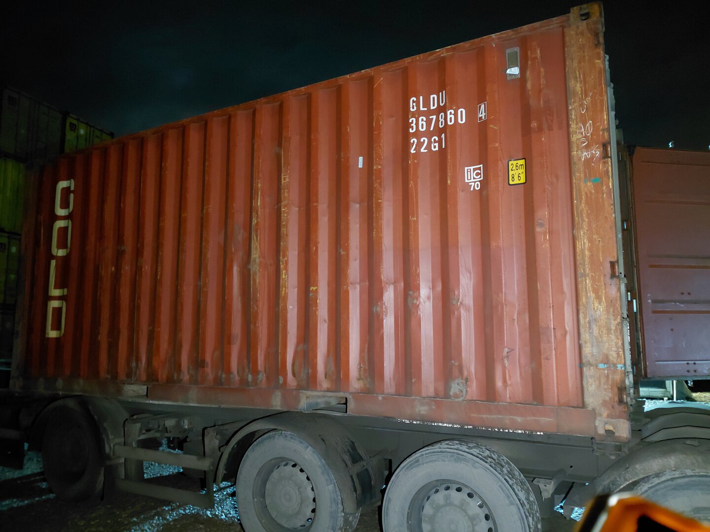 Морской контейнер GLDU3678604