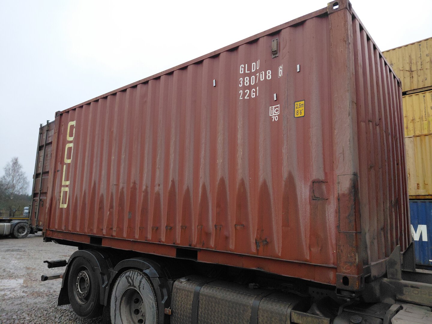 Морской контейнер GLDU3807086