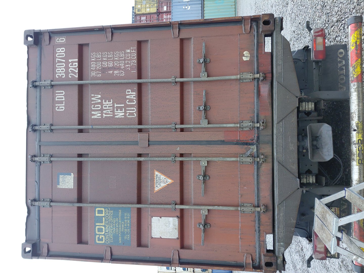 Морской контейнер GLDU3807086