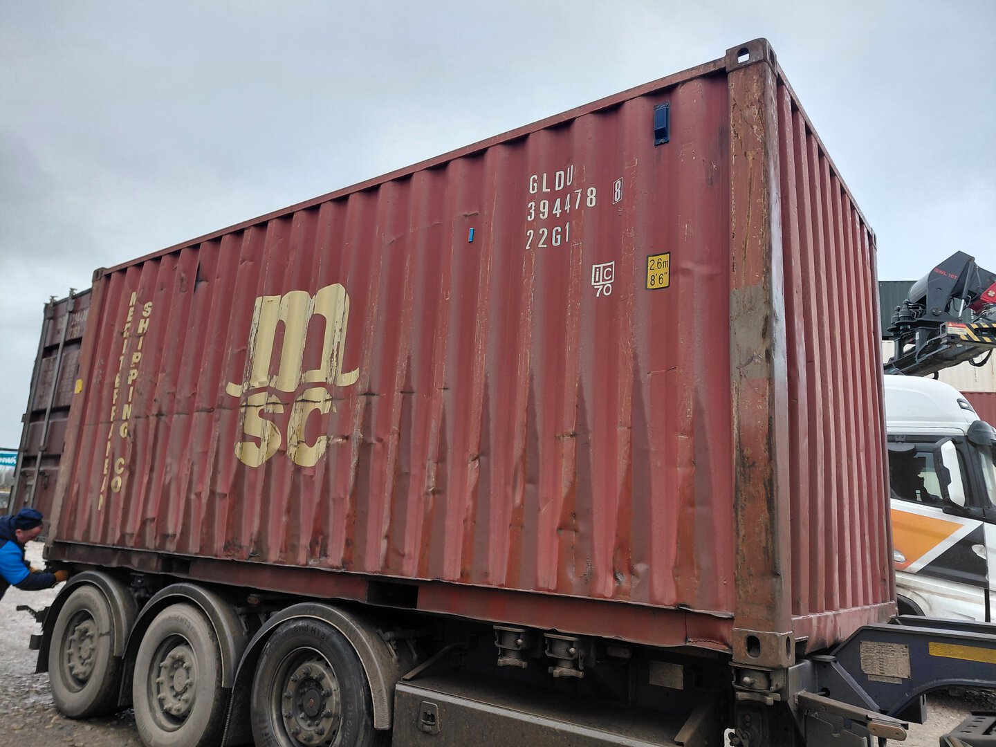 Морской контейнер GLDU3944788