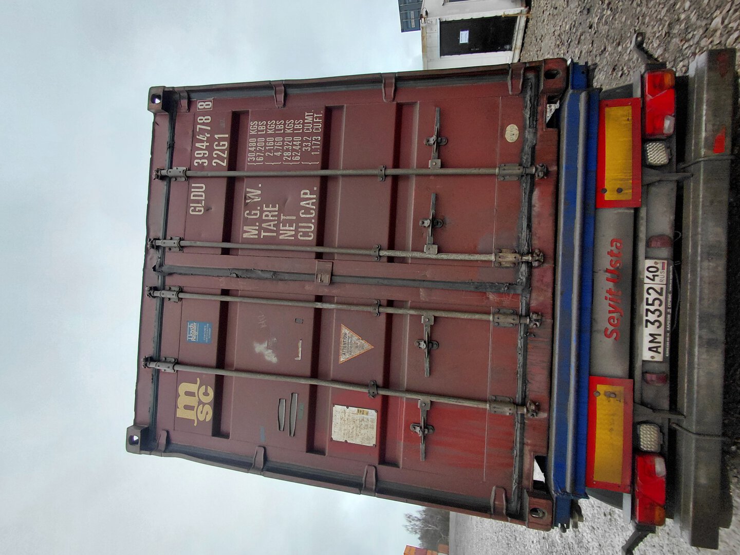 Морской контейнер GLDU3944788