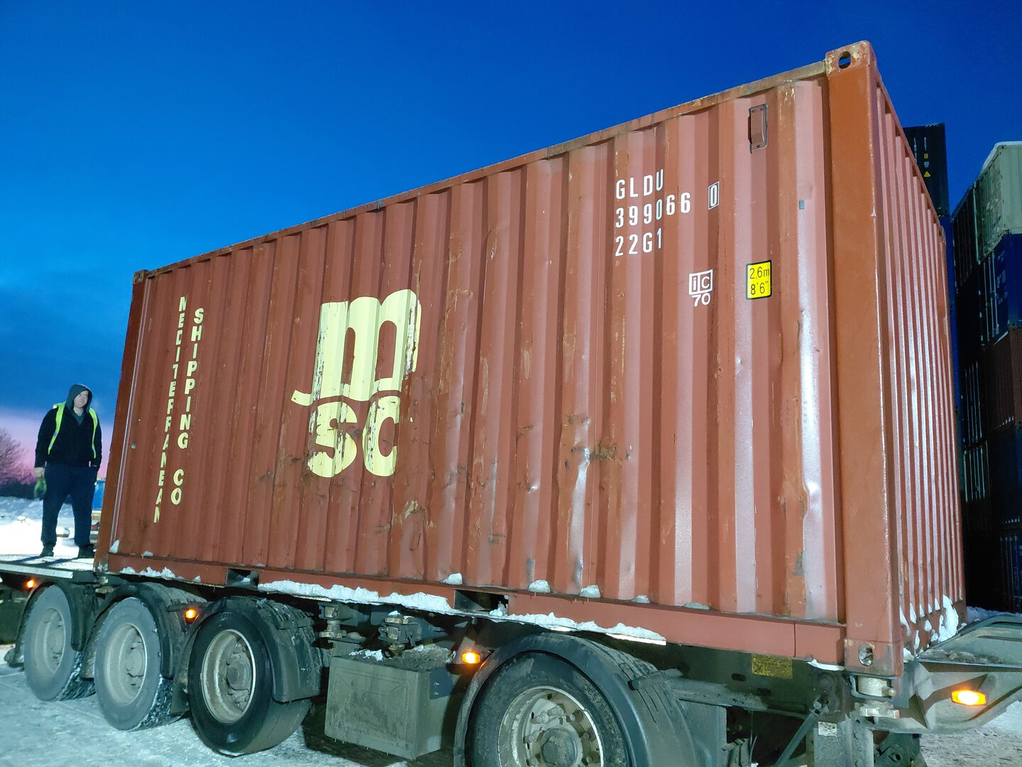 Морской контейнер GLDU3990660